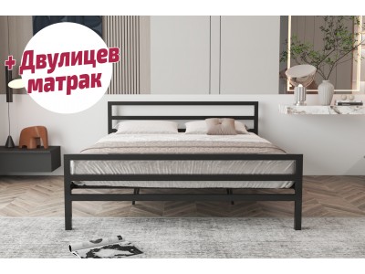 Метално легло Фано PETRA + матрак